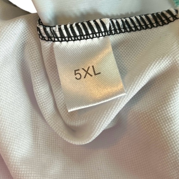 2 Piece Plus Sz 22W Tankini Swim Suit Boy Short Bottoms Alligator Print Pattern - Picture 4 of 11